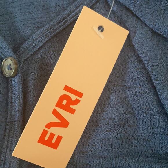 EVRI Pacific Typhoon Dolman Tie Front Top - Picture 6 of 10